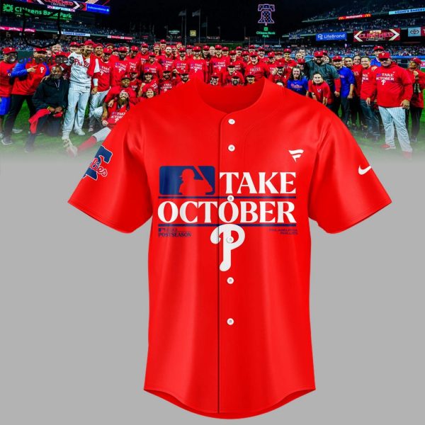 Philadelphia Phillies Take October Design Baseball Jersey