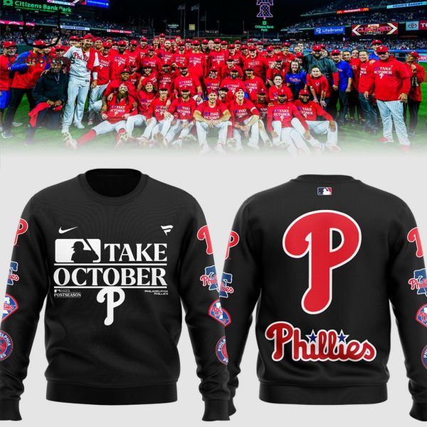 Philadelphia Phillies Take October Nike Logo Design 3D Sweater
