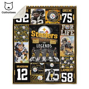 Pittsburgh Steelers The Legends Portrait Design Blanket