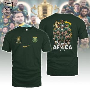 Rugby World Cup 2023 Africa Nike Logo Black Design 3D T-Shirt