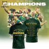 Rugby World Cup 2023 Champions Africa Portrait Green Design 3D T-Shirt