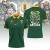 Rugby World Cup France 2023 Champions Africa Nike Logo Portrait Green Design 3D Polo Shirt