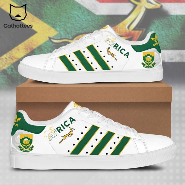 Rugby World Cup 2023 White Green Trim Logo Design Stan Smith