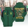 Rugby World Cup France 2023 South Africa Nike Logo Green Black Design 3D Hoodie