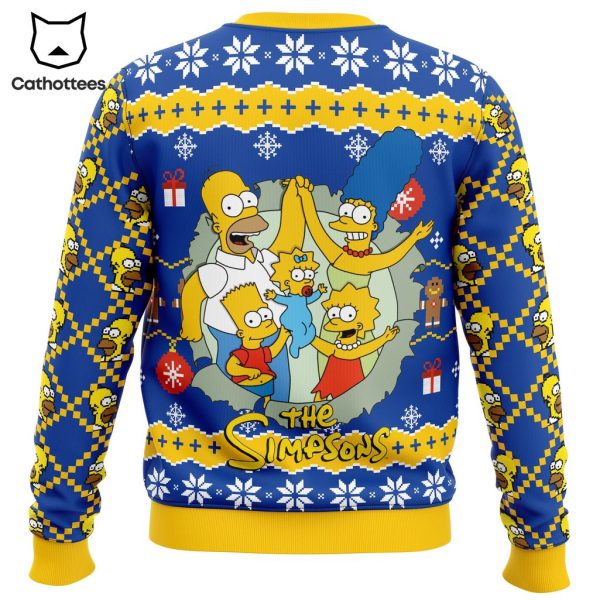 Santa Homer The Simpsons Ugly Christmas Sweater