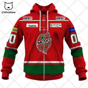 SHL Modo Hockey Home Logo Design 3D Hoodie