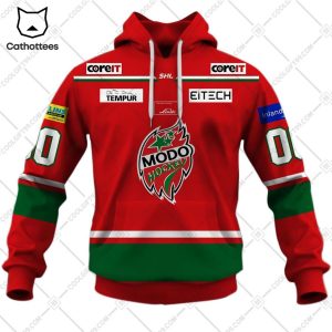 SHL Modo Hockey Home Logo Design 3D Hoodie