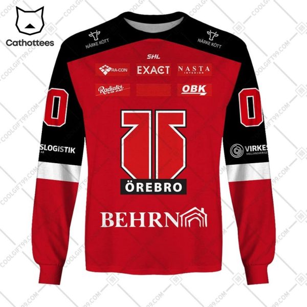 SHL Orebro Hehrn OBK Logo Design 3D Hoodie