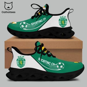 Sporting CP Portugal White Green Ball Design Max Soul Shoes