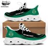 Sporting Lisbon Black Mesh Shoes With Green Stripes Design Max Soul Shoes