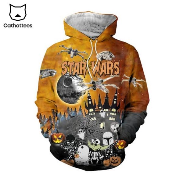 Star Wars Halloween Design 3D Hoodie