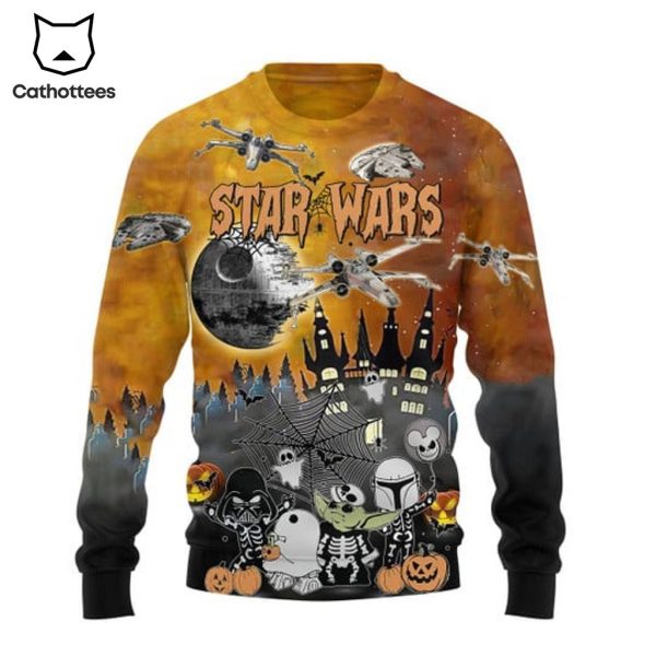 Star Wars Halloween Design 3D Hoodie