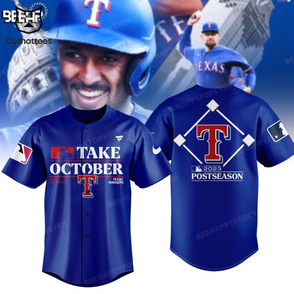 Take October Texas Rangers PostSeason Baseball Jersey