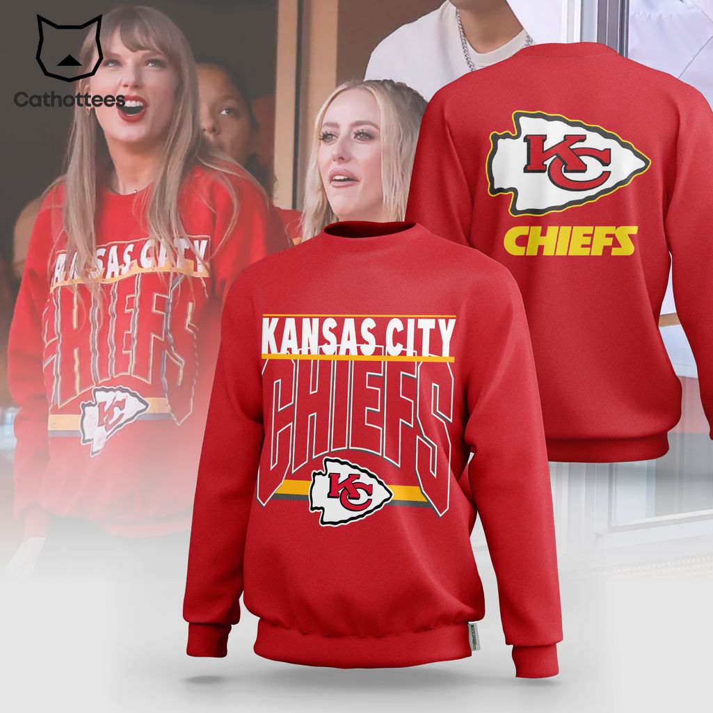 Taylor Swift Kansas City Chiefs Logo Design Red 3D Sweater