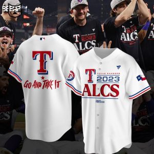 Texas Rangers 2023 AL West Division Go And Take It Champions Baseball  Jersey - Cathottees