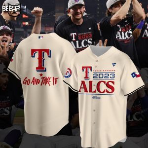 Texas Rangers ALCS 2023 Go And Take It Baseball Jersey - Cathottees