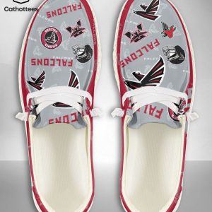 THE BEST NFL Atlanta Falcons  Custom Name Hey Dude Shoes