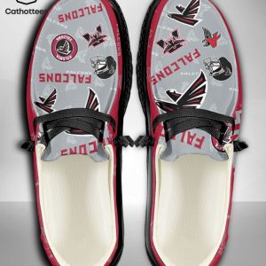 THE BEST NFL Atlanta Falcons  Custom Name Hey Dude Shoes