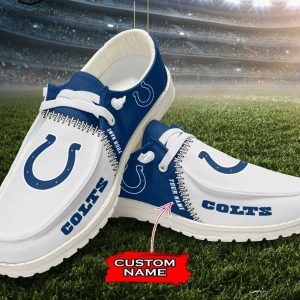 Indianapolis Colts NFL Team Premium Sneakers Custom Name Air