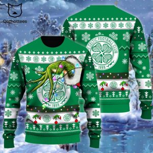 The Celtic Football Club 1888 Christmas Design 3D Sweater