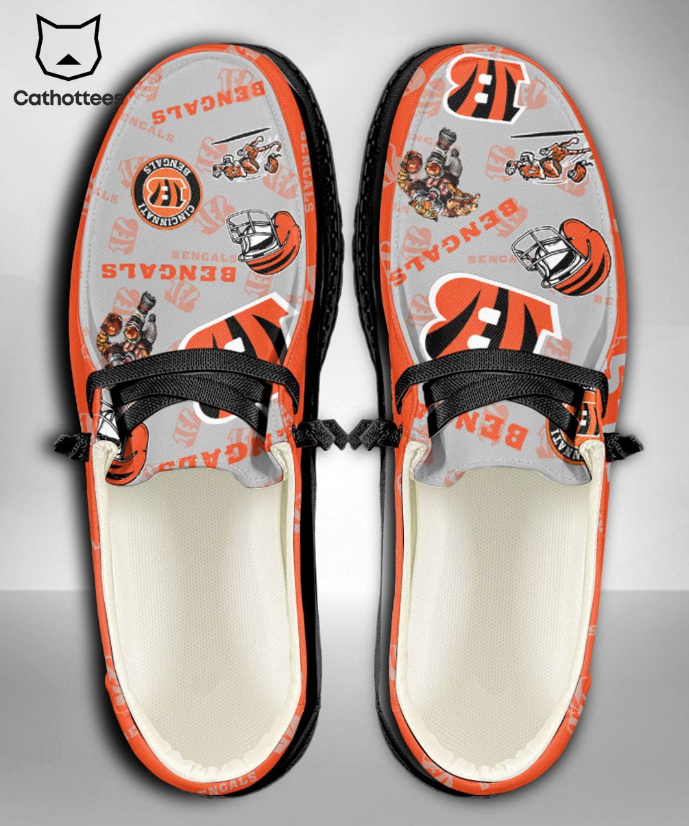 Cincinnati Bengals Custom Name 2023 NFL Max Soul Shoes For Men And Women