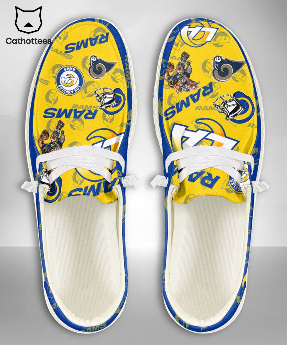 NFL Los Angeles Rams Custom Name Limited Max Soul Shoes