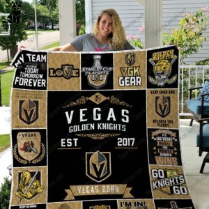 Vegas Golden Knights EST 2017 Quilt Blanket