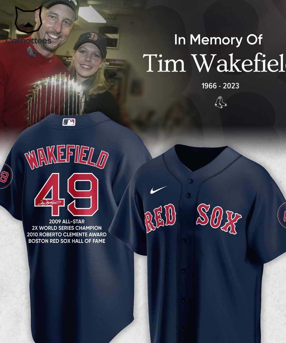 Wakefield 49 2009 All-Star Red Sox Baseball Jersey - Cathottees