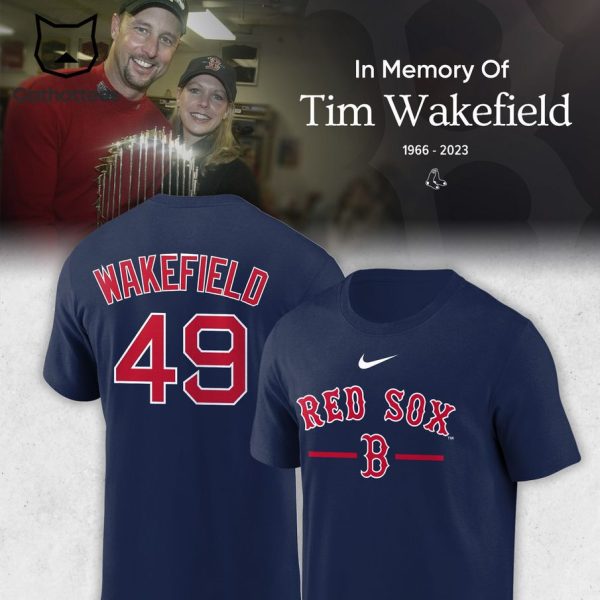 Wakefield 49 Red Sox Logo Design Blue 3D 3D Hoodie