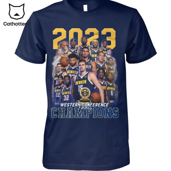 Western Conference Finals Champions Denver Nuggets 3D T-Shirt