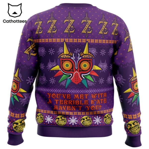 You Met With a Terrible Fate The Legend of Zelda Ugly Christmas Sweater