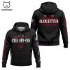 Canada Football League Champions Montreal Alouettes Blue Design 3D Hoodie