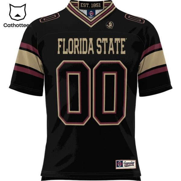 2023 Personalized Florida State Seminoles Black Design Baseball Jersey