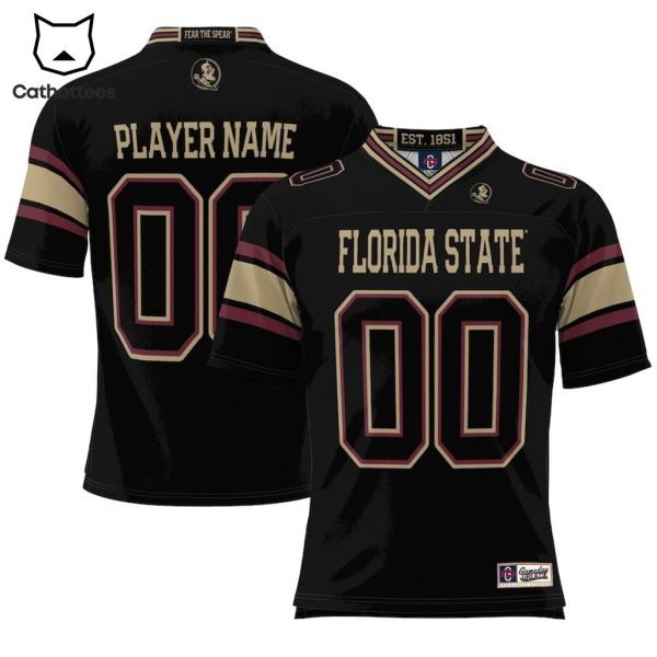 2023 Personalized Florida State Seminoles Black Design Baseball Jersey