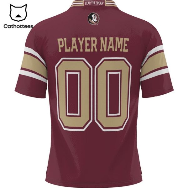 2023 Personalized Florida State Seminoles Red Design Baseball Jersey