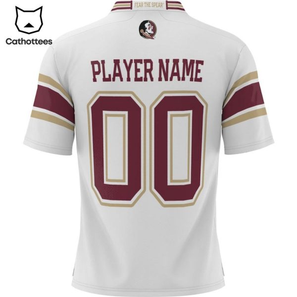 2023 Personalized Florida State Seminoles White Design Baseball Jersey