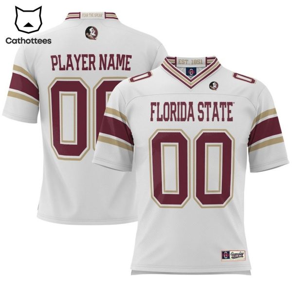 2023 Personalized Florida State Seminoles White Design Baseball Jersey