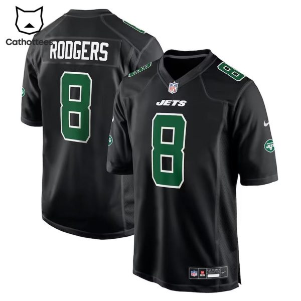 Aaron Rodgers New York Jets NFL Green Design Baseball Jersey