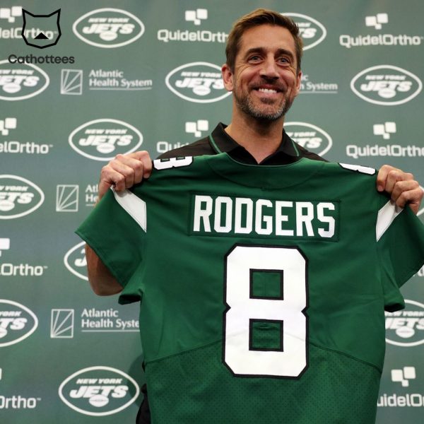 Aaron Rodgers New York Jets NFL Green Design Baseball Jersey