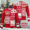 Arsenal Christmas Red White Grinch Design 3D Sweater