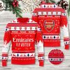 Arsenal Christmas Red White Tree Design 3D Sweater