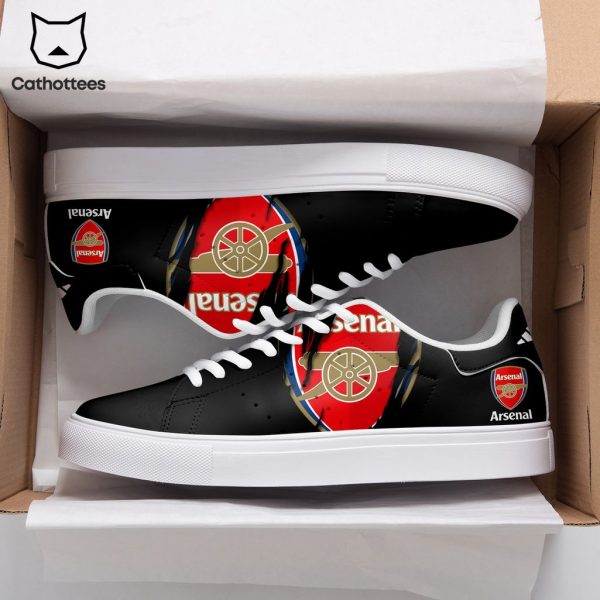 Arsenal Full Black Logo Design Stan Smith