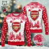 Arsenal Logo Christmas Design 3D Sweater