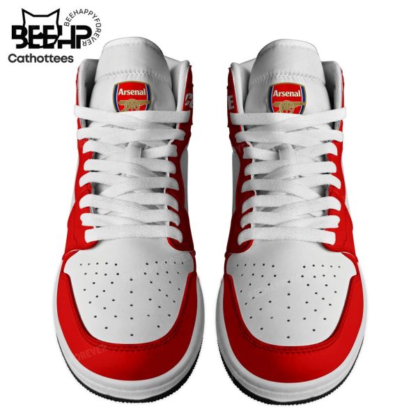 Arsenal Logo Red White Nike Logo Design Air Jordan 1 High Top