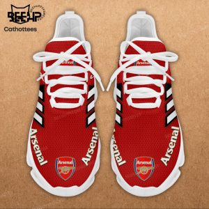 Arsenal Logo Red White Trim Design Max Soul Shoes
