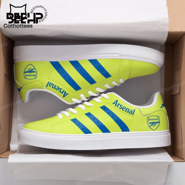 Arsenal Logo Yellow Blue Trim Design Stan Smith