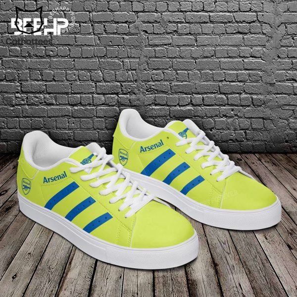 Arsenal Logo Yellow Blue Trim Design Stan Smith