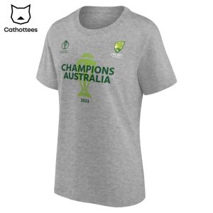 Australian Men’s Cricket Team Champions Gray Design 3D T-Shirt