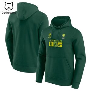 Australian Men’s Cricket Team Champions Green Design 3D Hoodie