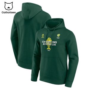 Australian Men’s Cricket Team Champions ICC World Cup 2023 Green Design 3D Hoodie